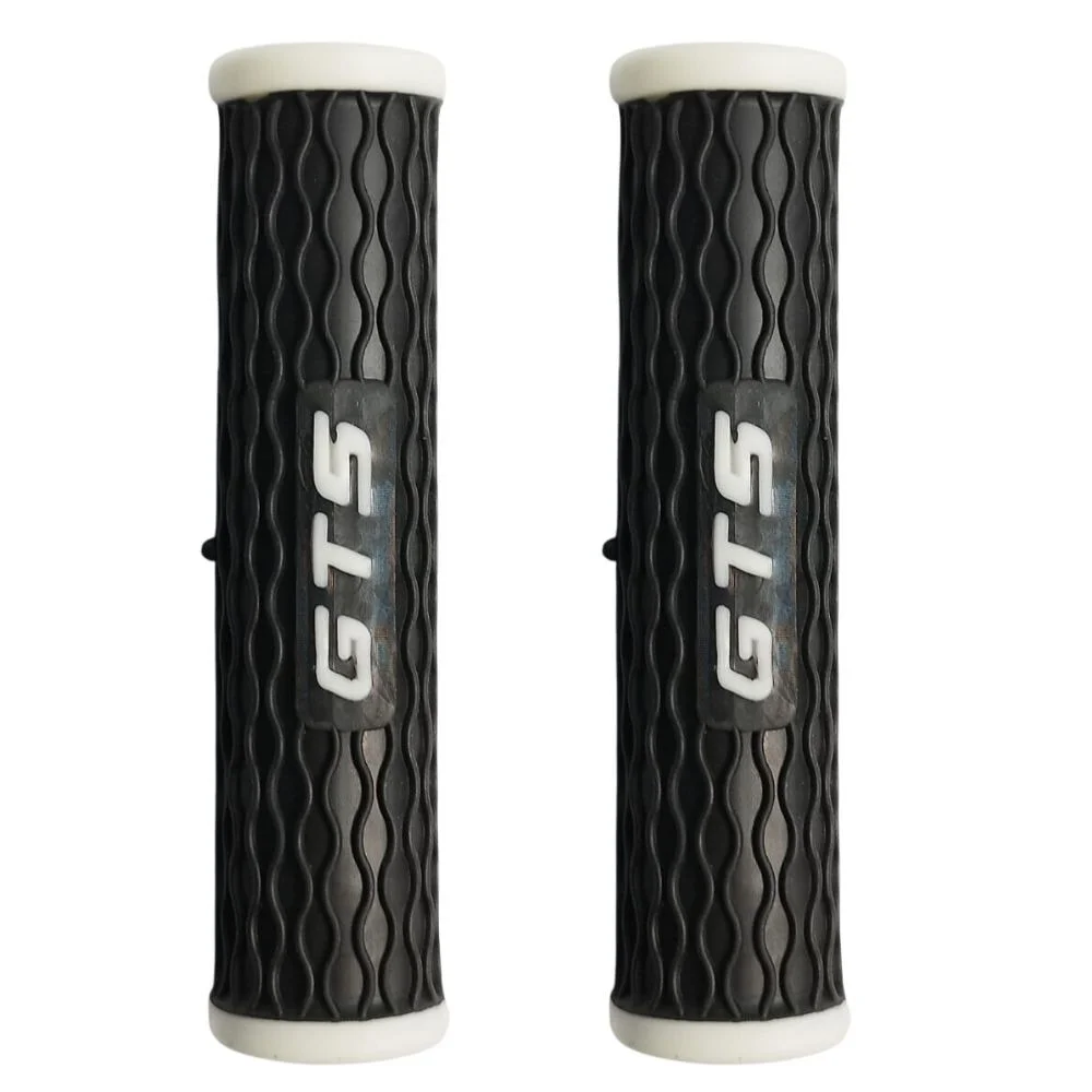 Manopla Bike GTS Galático Preto e Branco Borracha 130mm