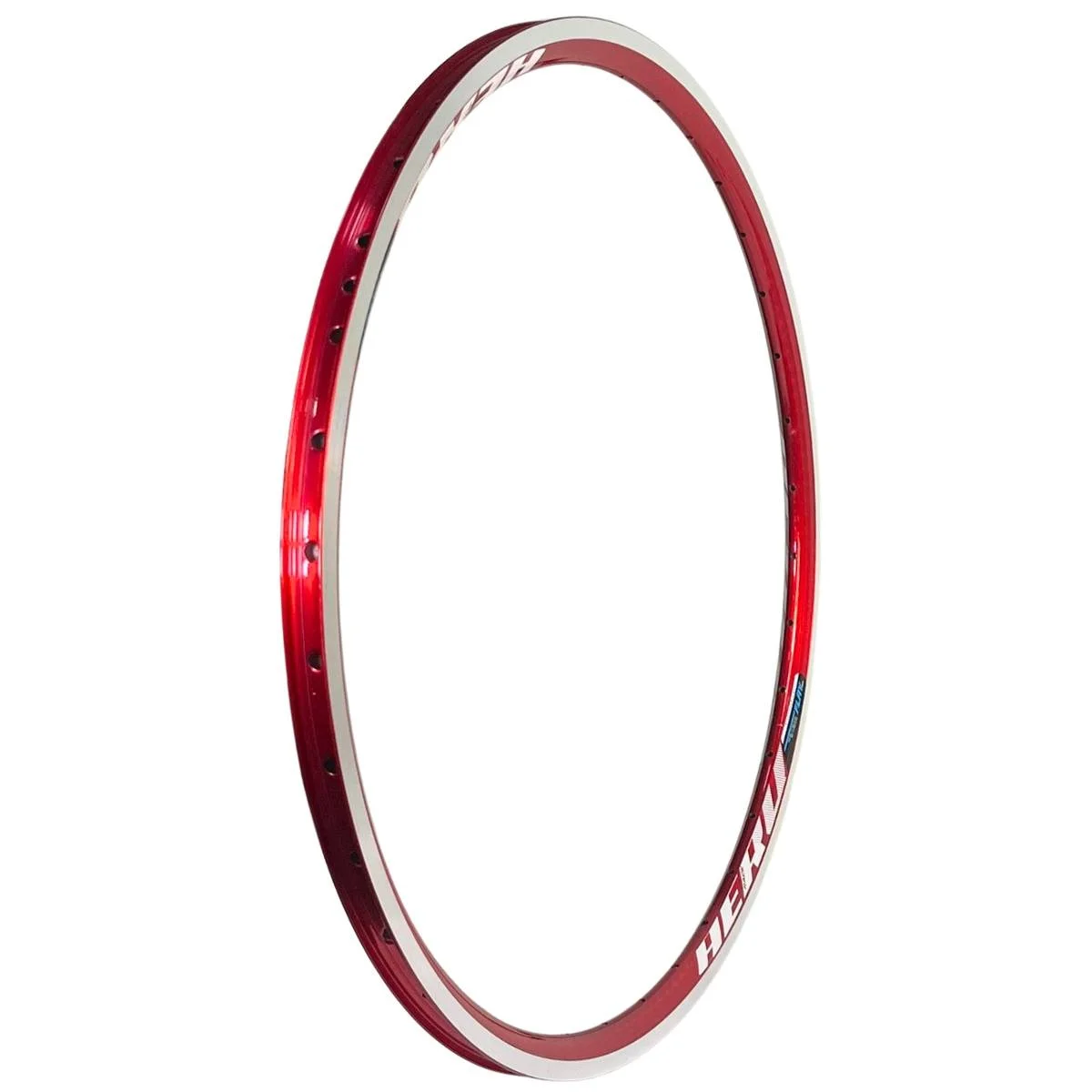 Aro 26 BC Alumínio Aero Arosul Race Vermelho Com Branco CNC 36 Furos