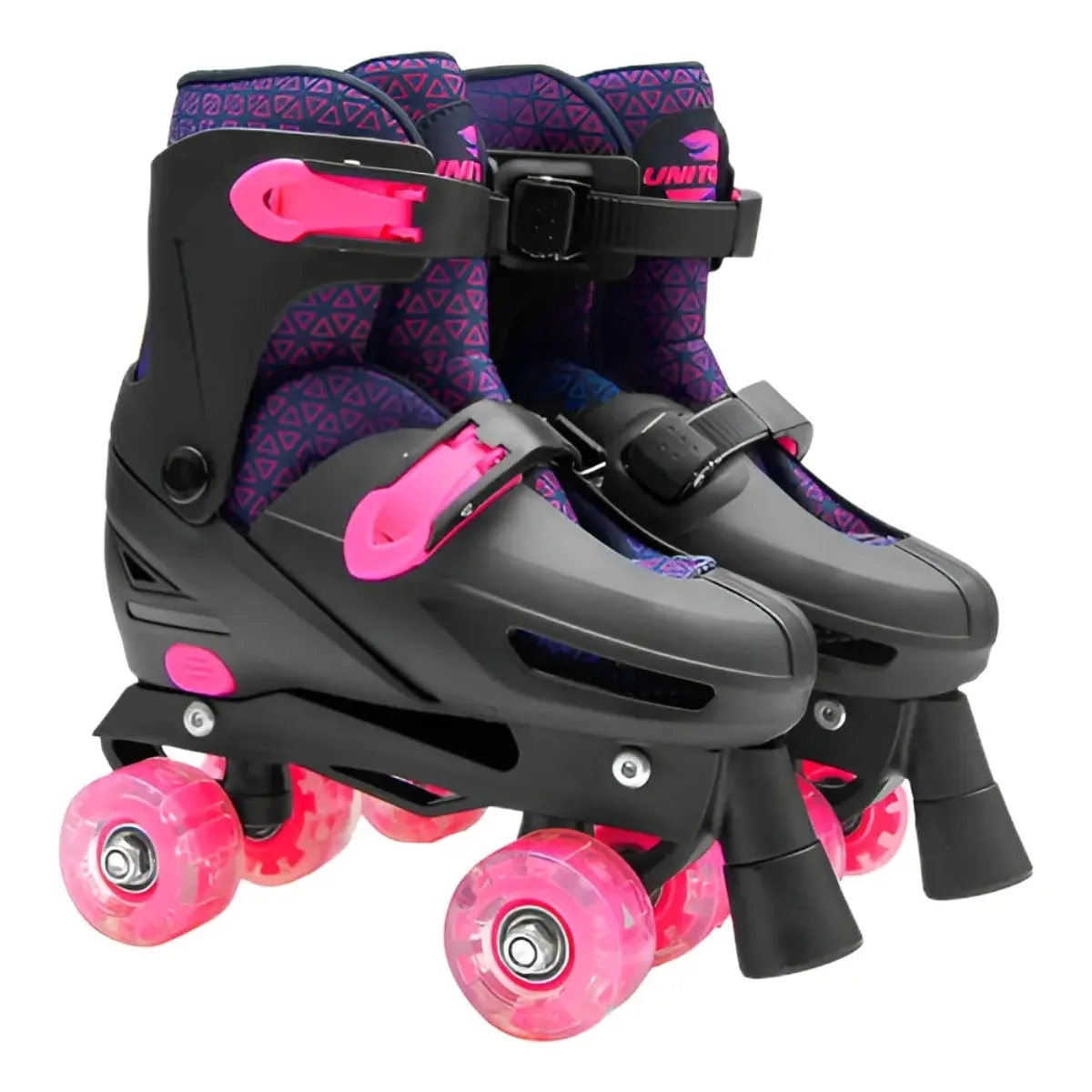 Patins Unitoys Quad Rosa