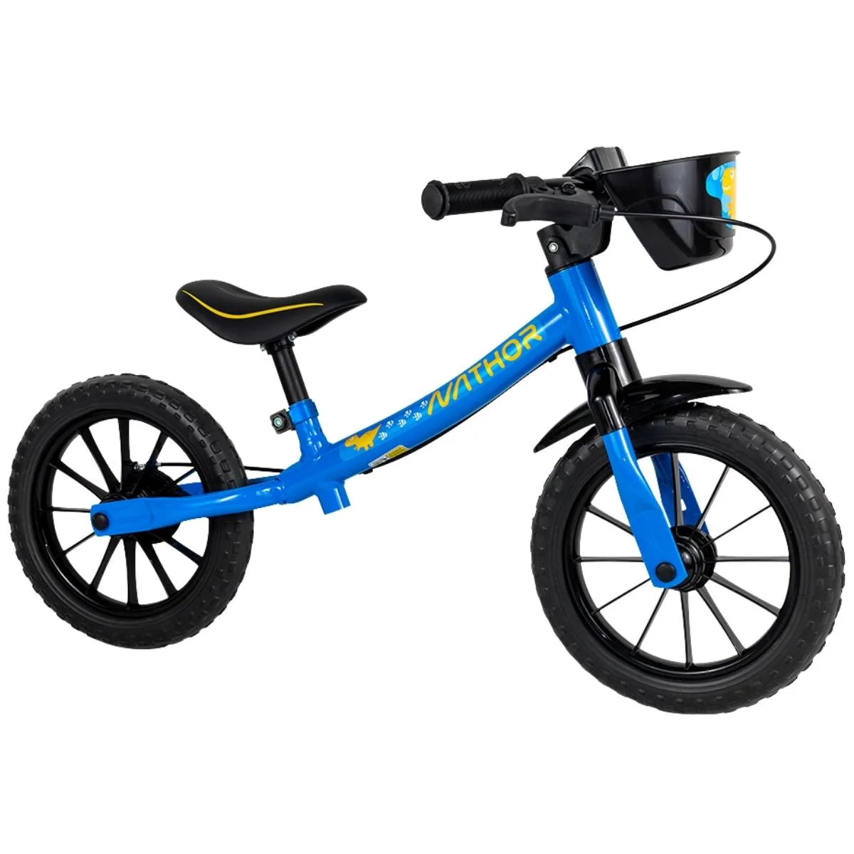 Bicicleta Aro 12 Nathor Balance Azul e Preto