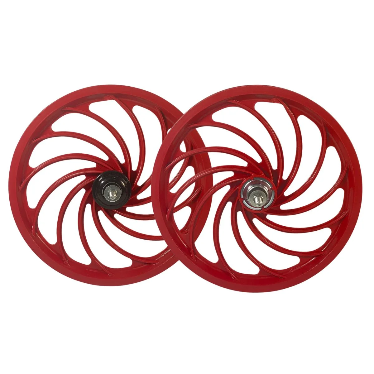 Par de Rodas Aro 16 JKS Nylon Vermelho