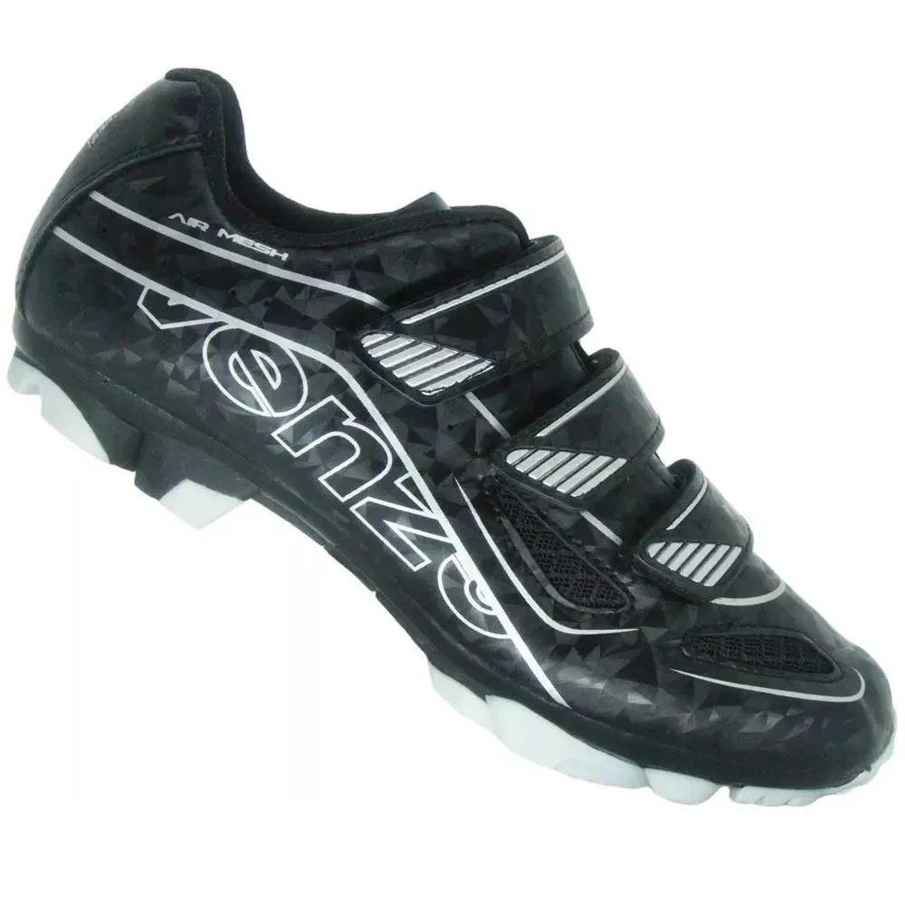 Sapatilha Venzo VSX EVO Velcro Tamanho 44 Preto e Cinza