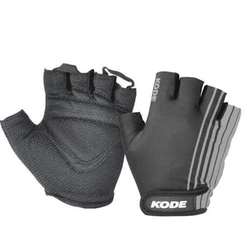  Luva Ciclismo Kode Rider Preto e Prata - XL