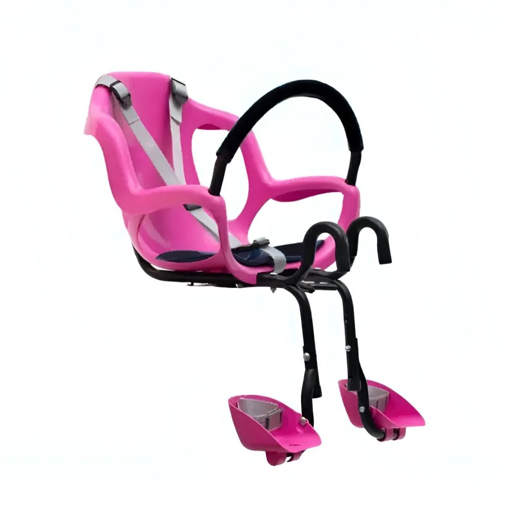 Cadeirinha de Bicicleta Dianteira Pojda Rosa
