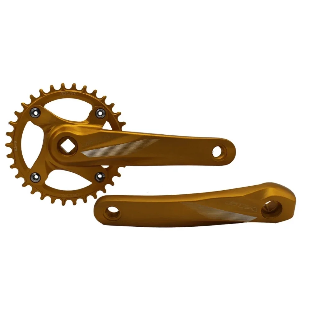Pedivela Alumínio Single Kook 34 Dentes Dourado 170mm