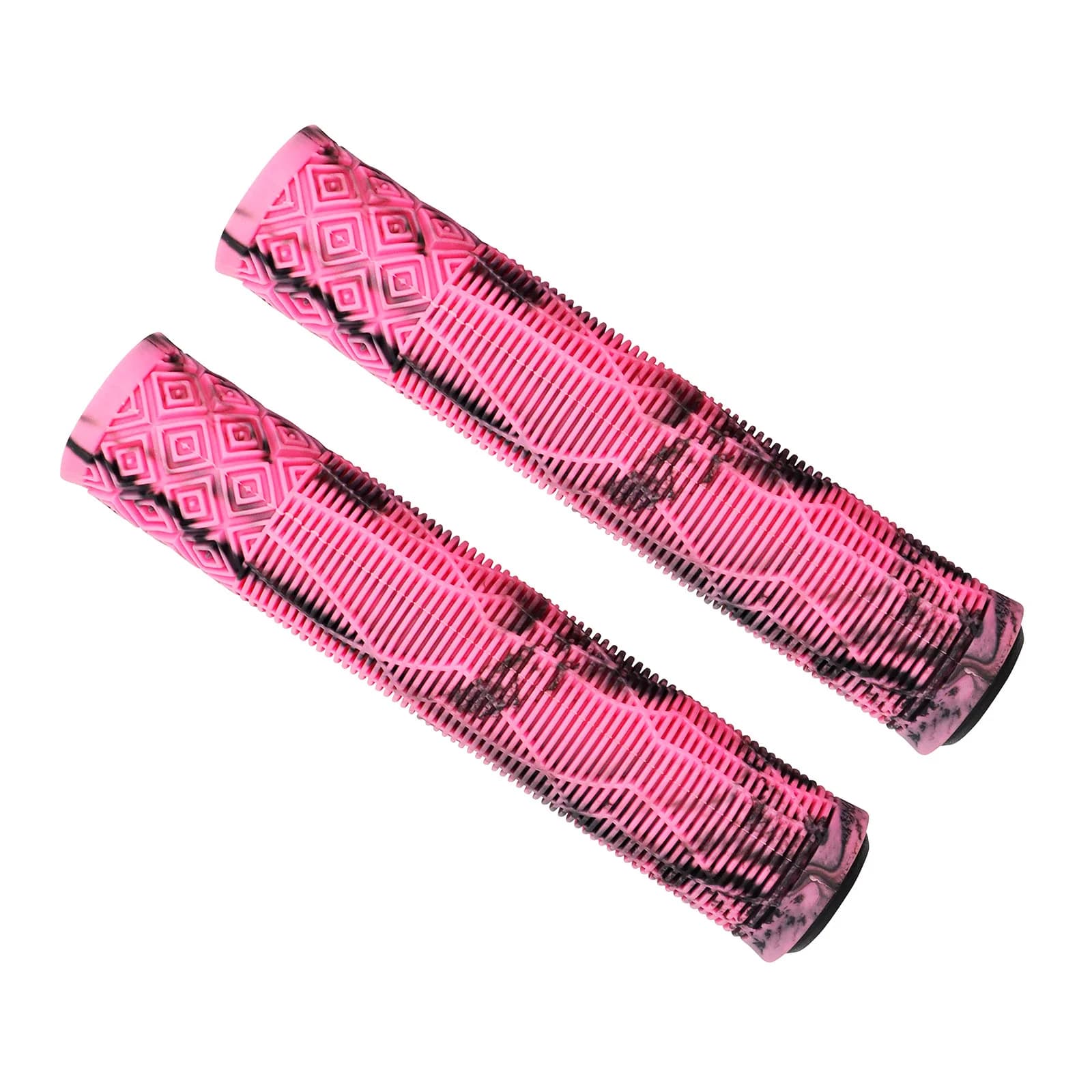 Manopla Bike Inviktus Free 160mm Rosa e Preta
