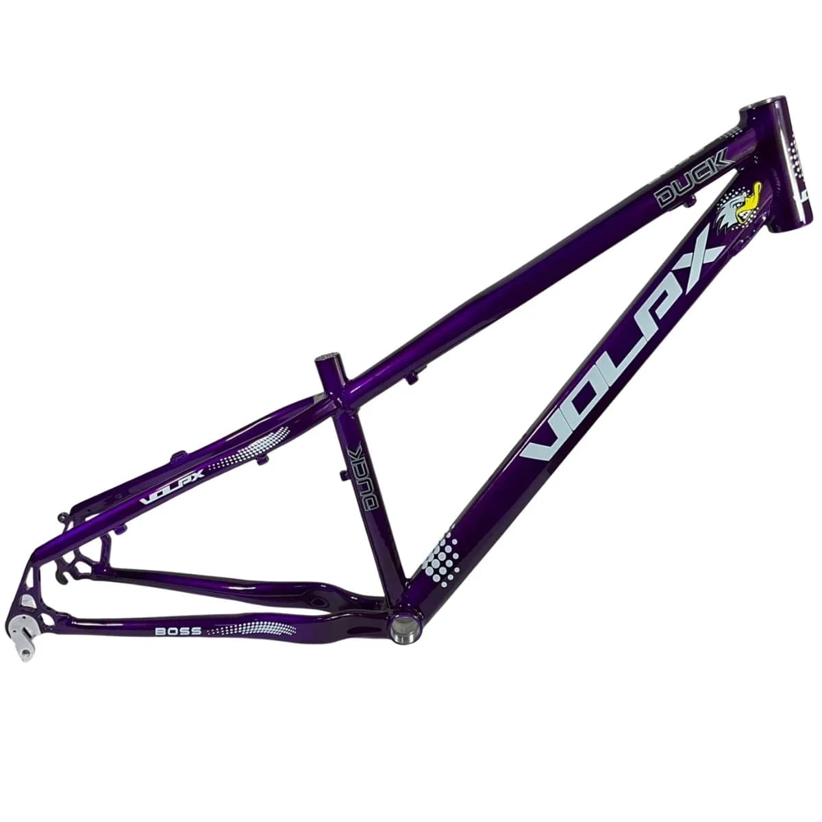 Quadro de Bicicleta 26 Volpx Duck Branco Roxo