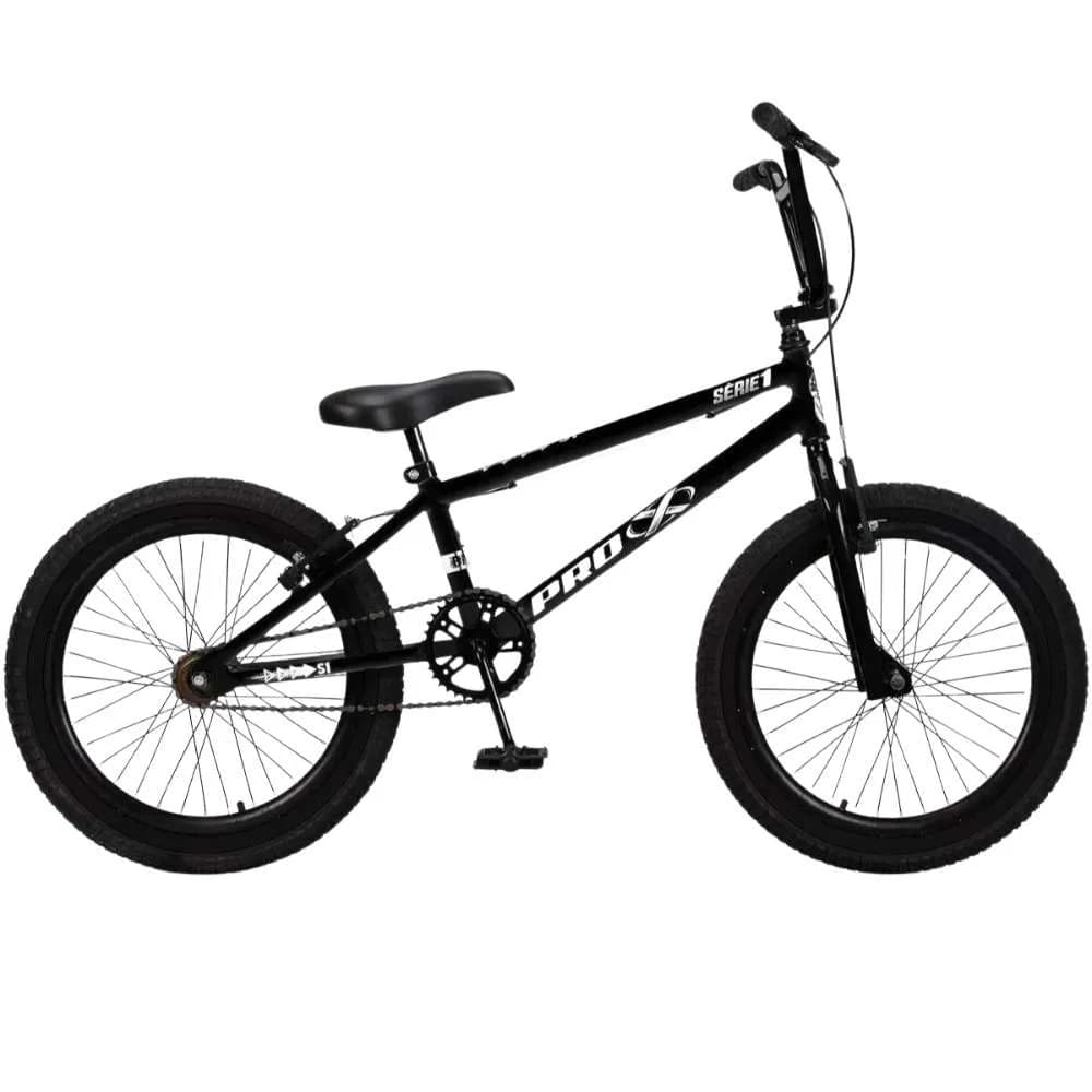 Bicicleta Aro 20 BMX Pro-X Série 1 Freio V-Brake - Preto