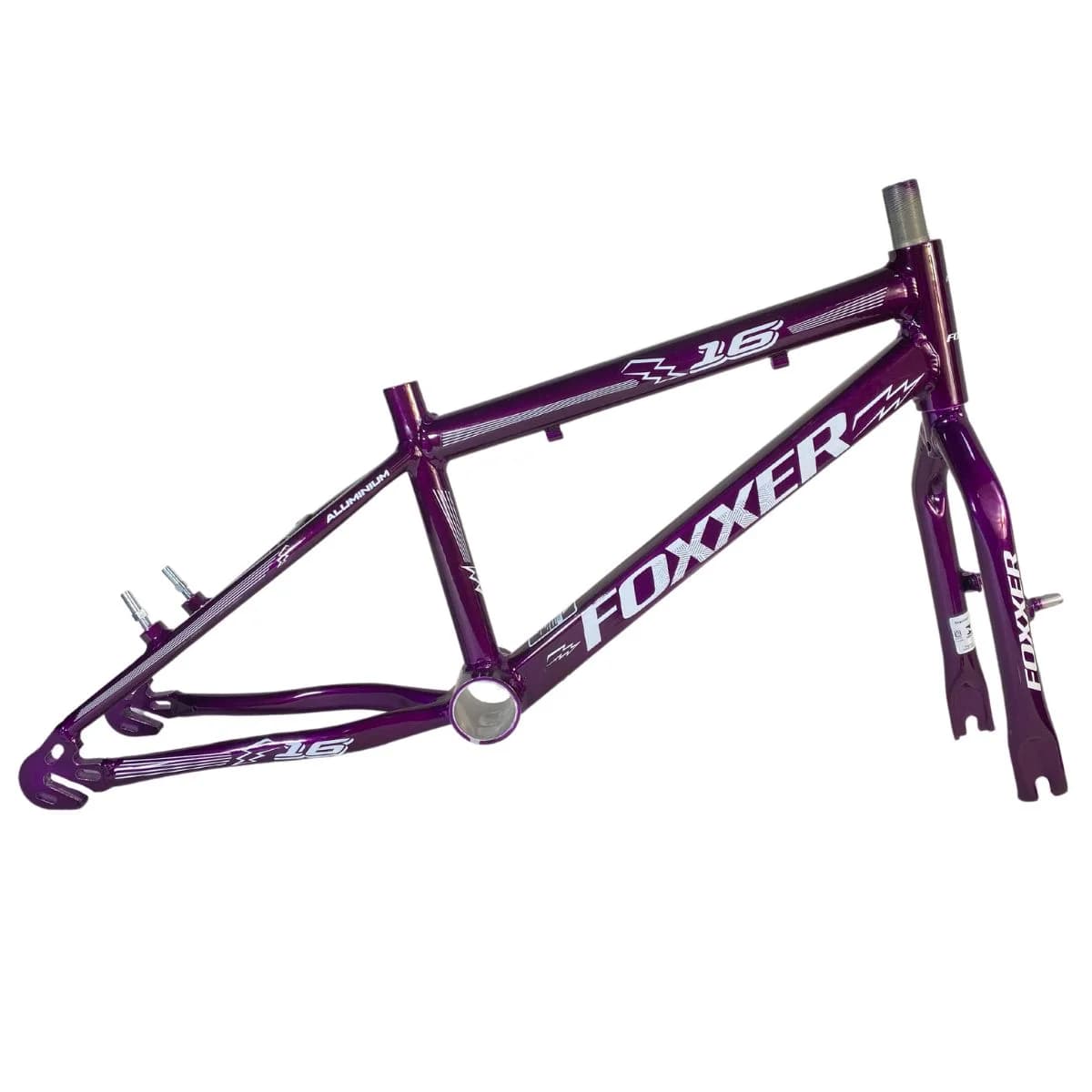 Quadro de Bicicleta 16 Thor Rebaixado Violeta Com Garfo 