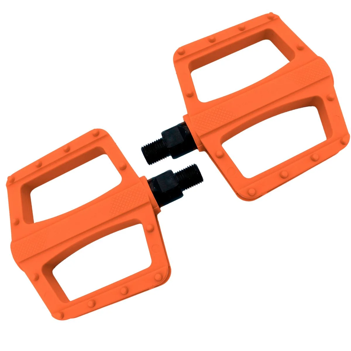 Pedal Bike Metalciclo Free Sport Inglês 9/16 Nylon Laranja