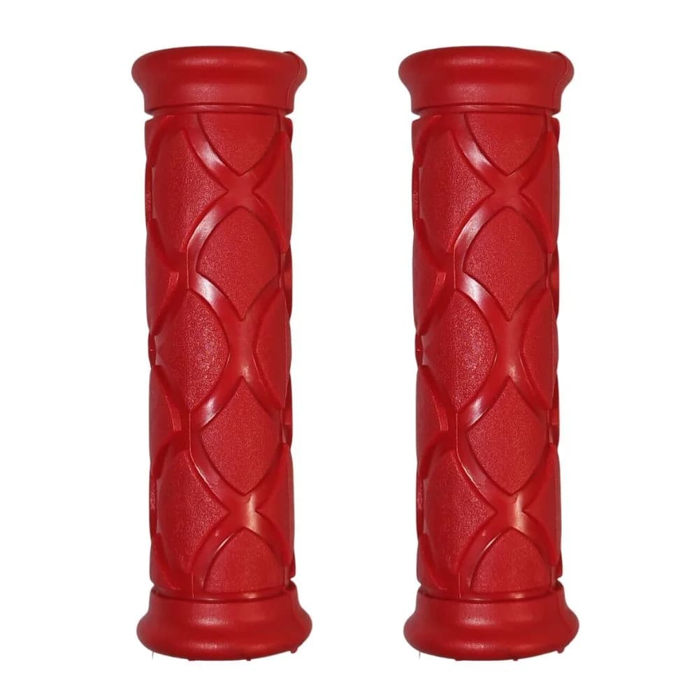 Manopla Bike Wester Adventure Vermelho Borracha 115mm