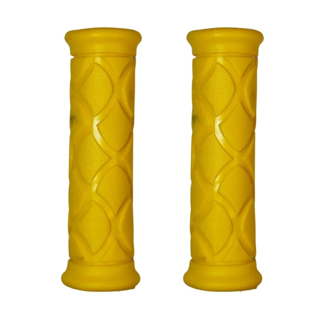 Manopla Bike Wester Adventure Amarelo Borracha 115mm
