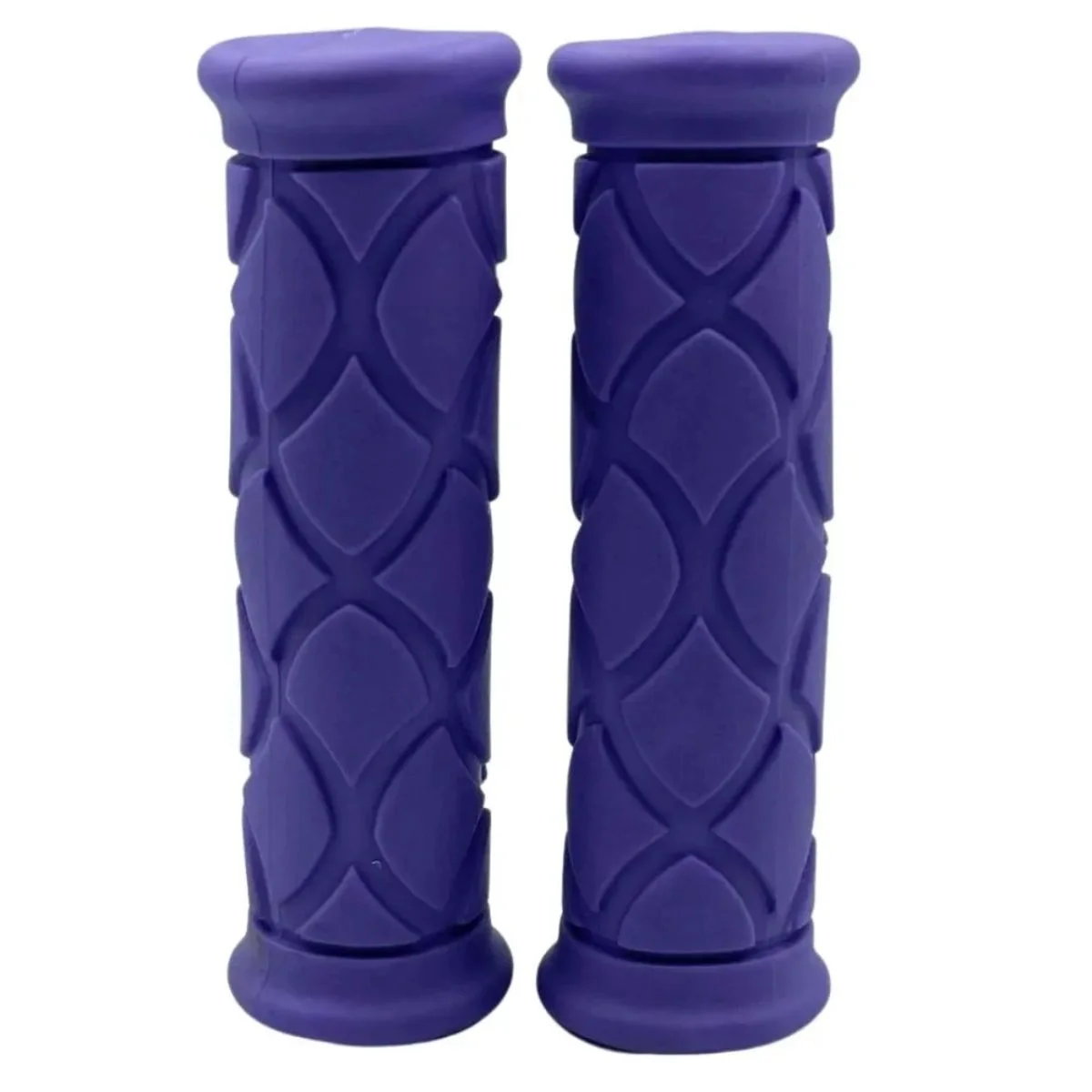Manopla Bike Wester Adventure Lilas Borracha 115mm