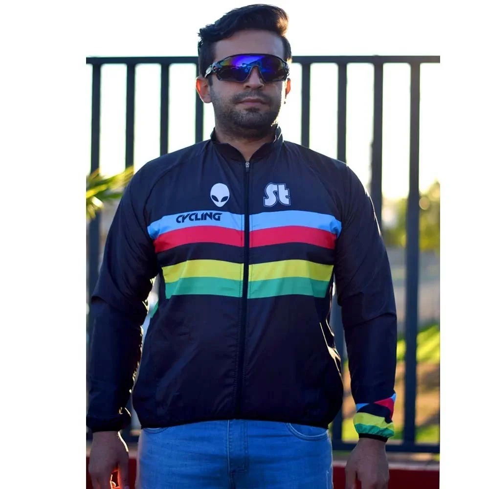 Corta Vento Ciclismo Stroll Cycling - Preto - G
