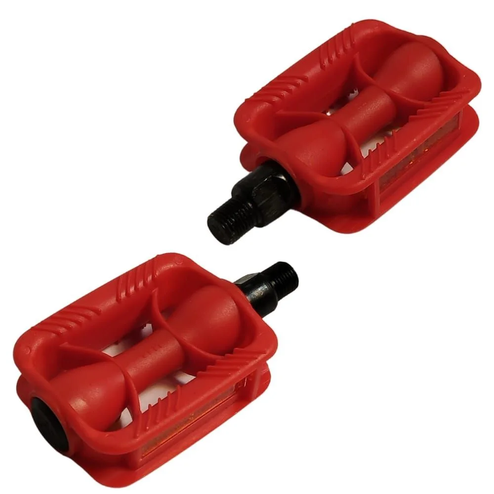 Pedal Bike Metalciclo Kiddy Sueco 1/2 Nylon Vermelho