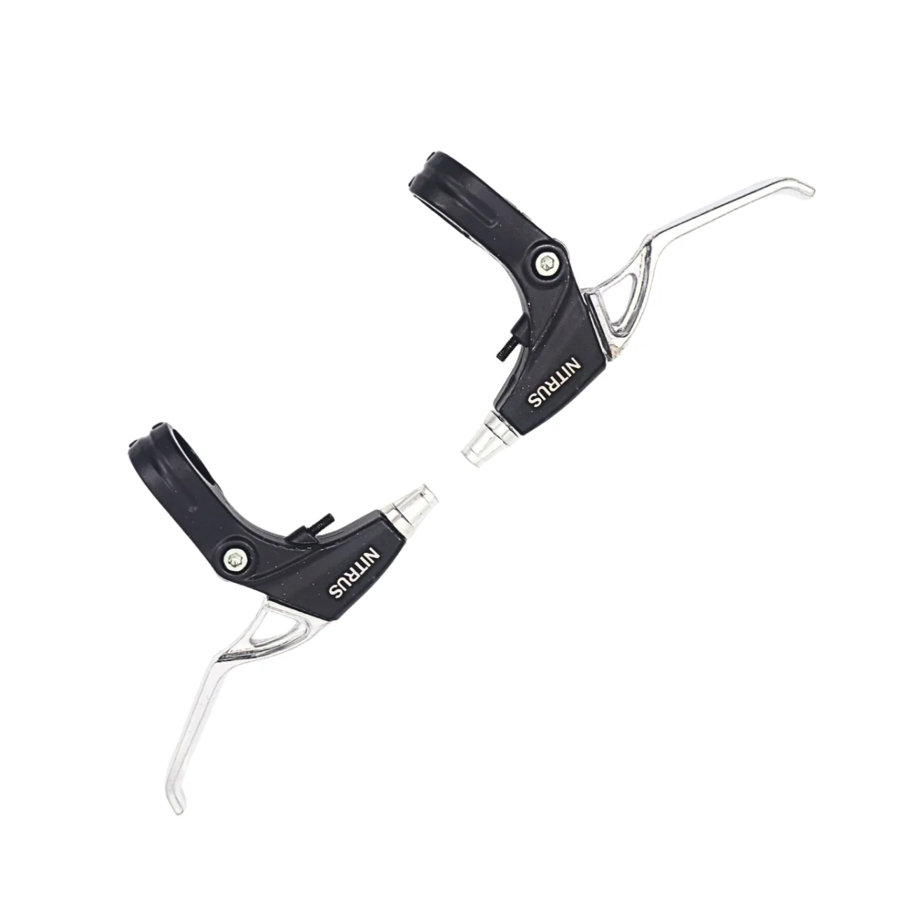 Maçaneta de Freio V-Brake Alumínio 3D Preto e Polido Nitrus FM-ZB-02