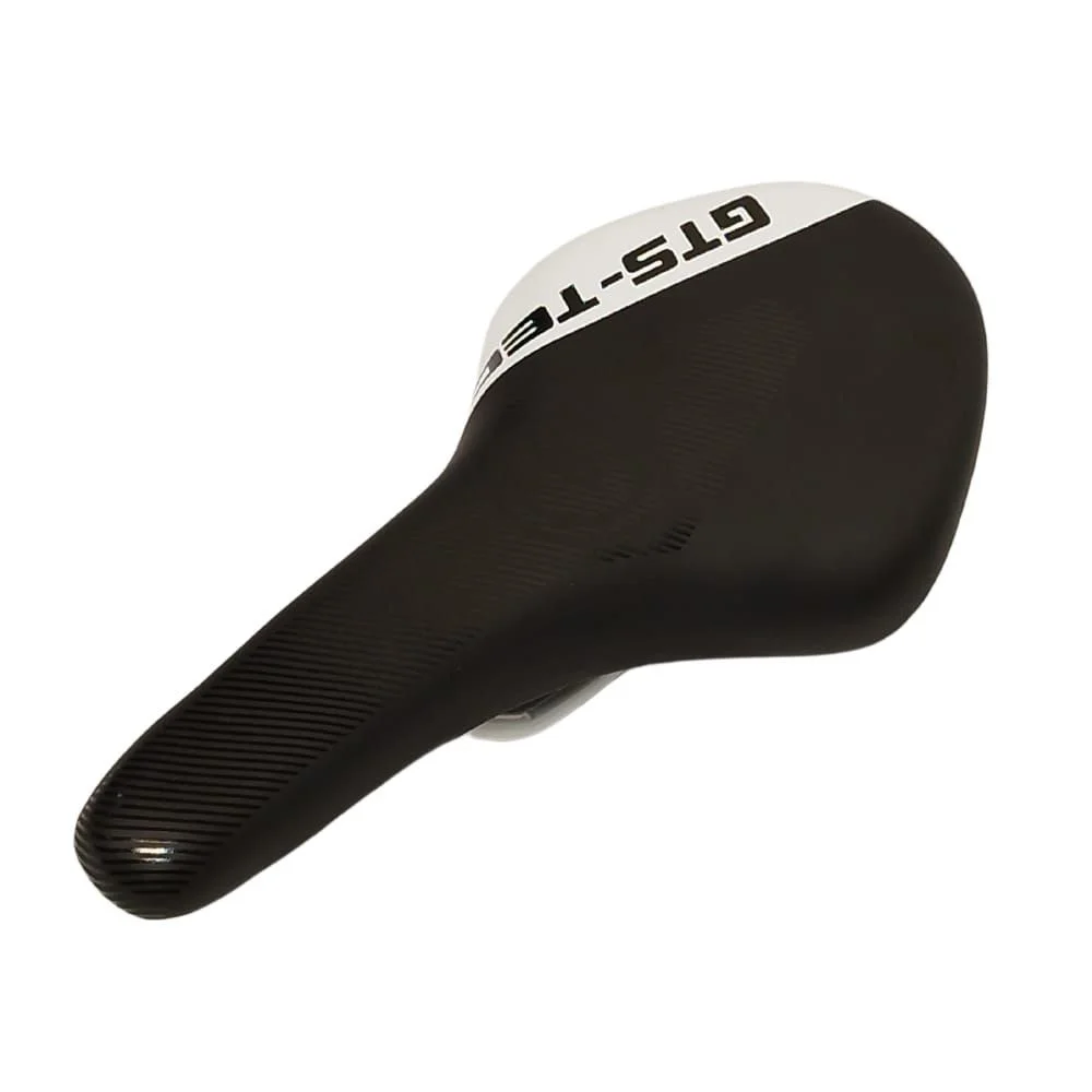 Selim MTB GTS TEC Side Preto e Branco Com  Manopla Branco e Canote