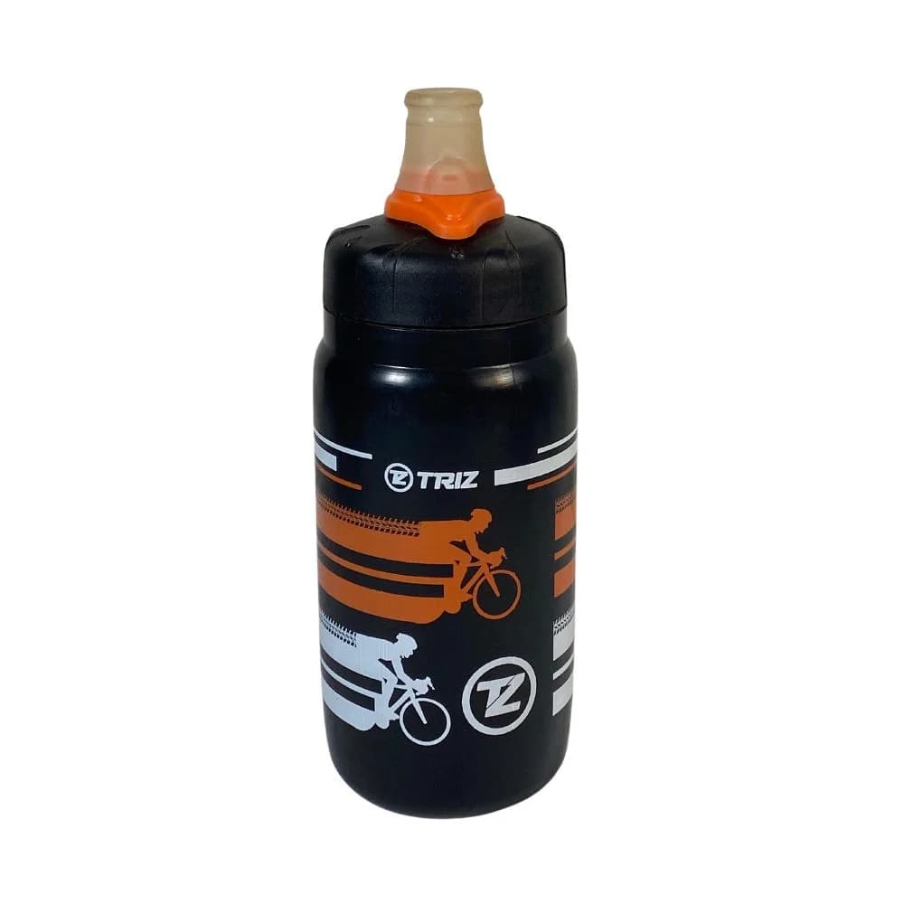 Garrafa Caramanhola 600ML Garra7 Preto e Laranja