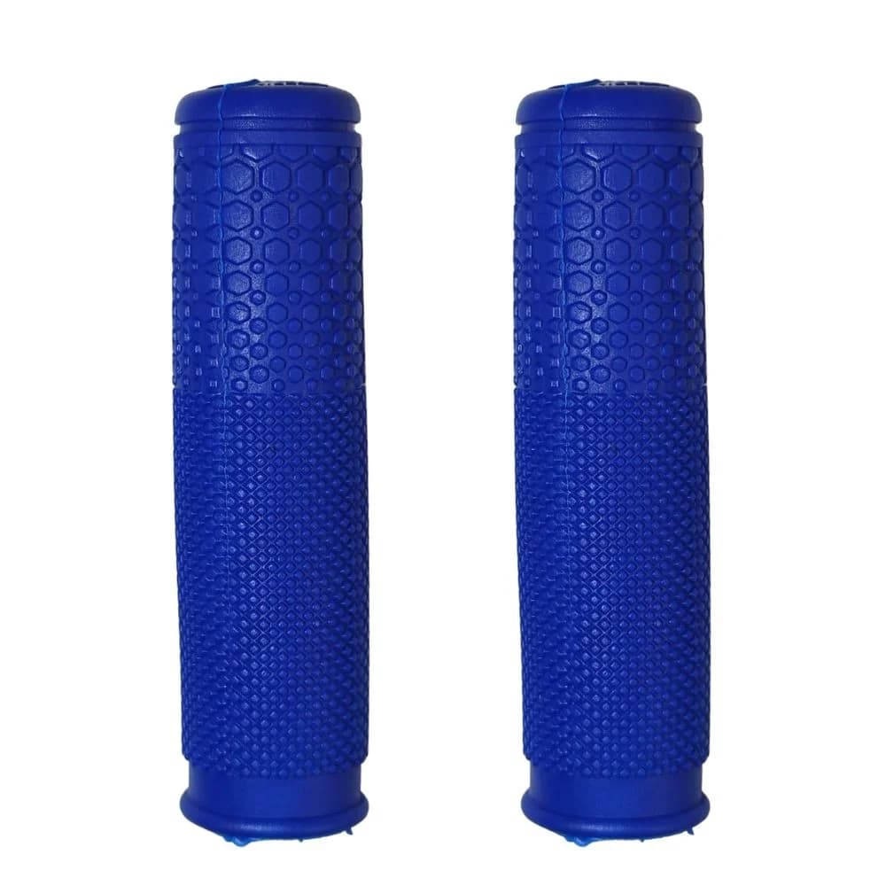 Manopla Bike Wester Diplomata Azul Borracha 120mm
