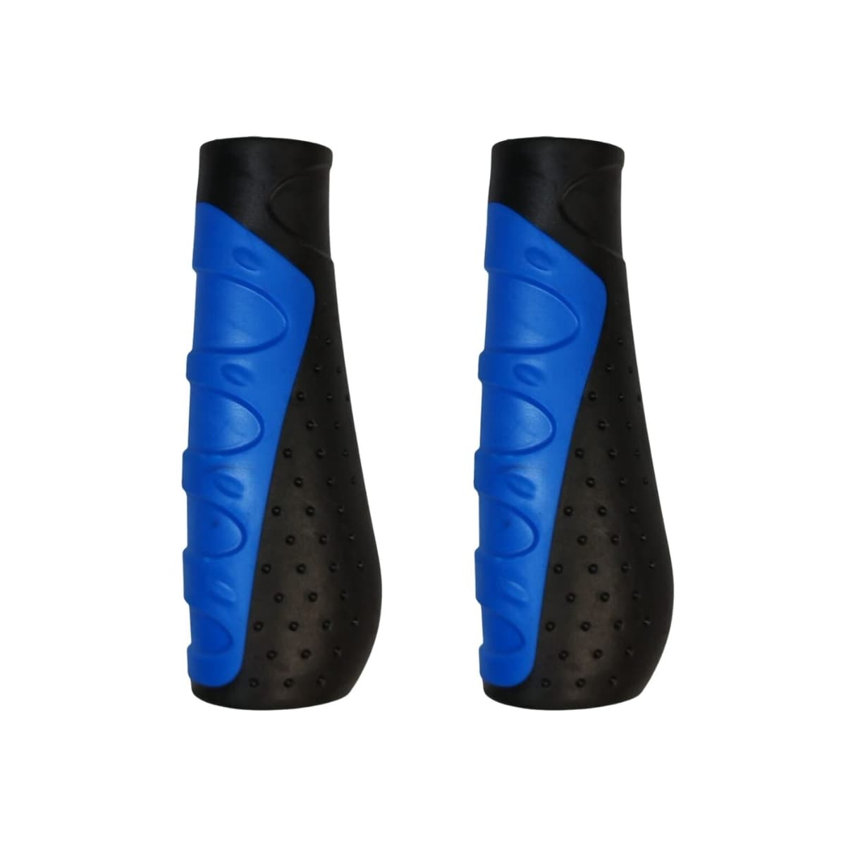 Manopla Bike Saiguan Softer Confort Preto e Azul Gel 125mm