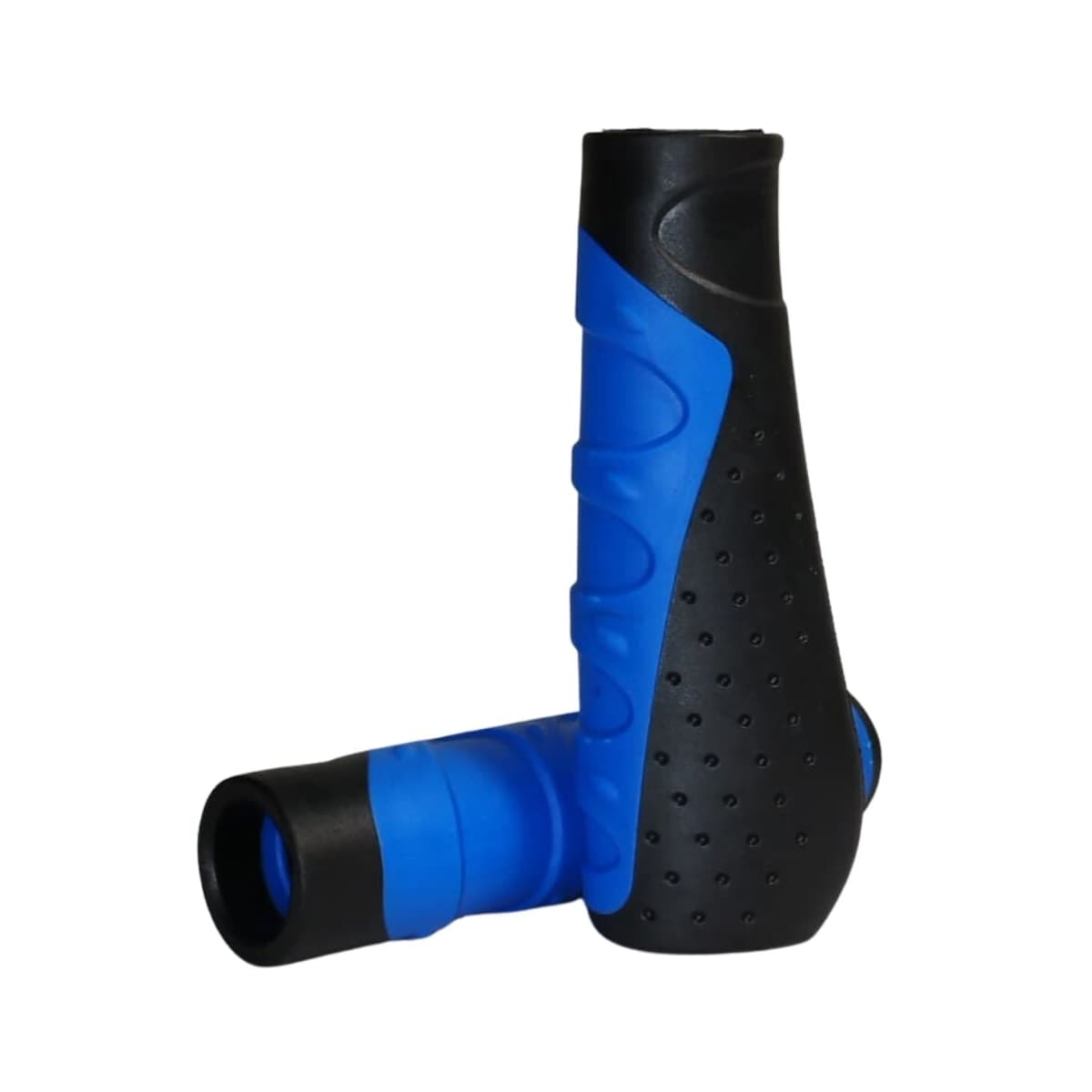 Manopla Bike Saiguan Softer Confort Preto e Azul Gel 125mm