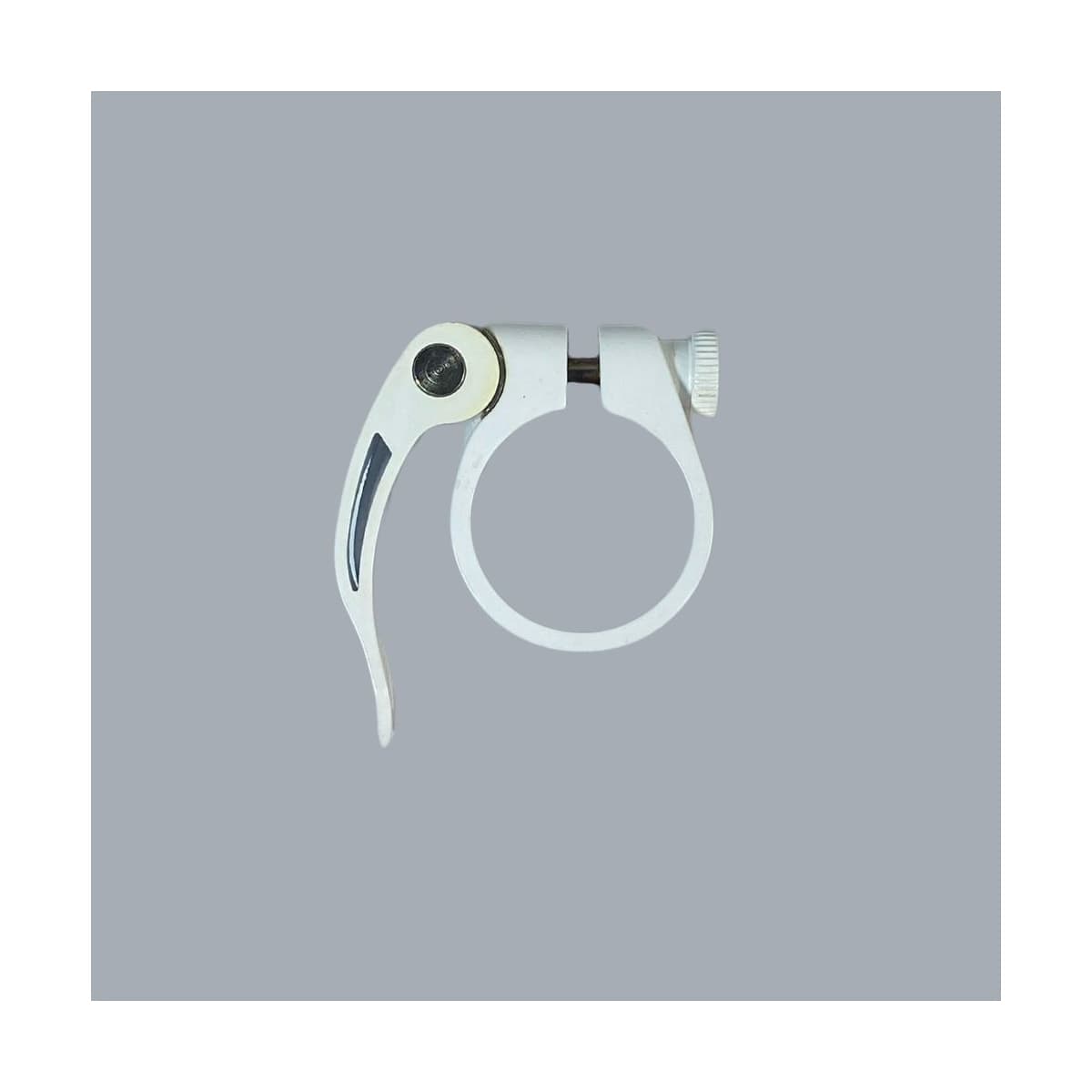 Abraçadeira Selim Tranz-x 34,9mm Alumínio Branco Blocagem