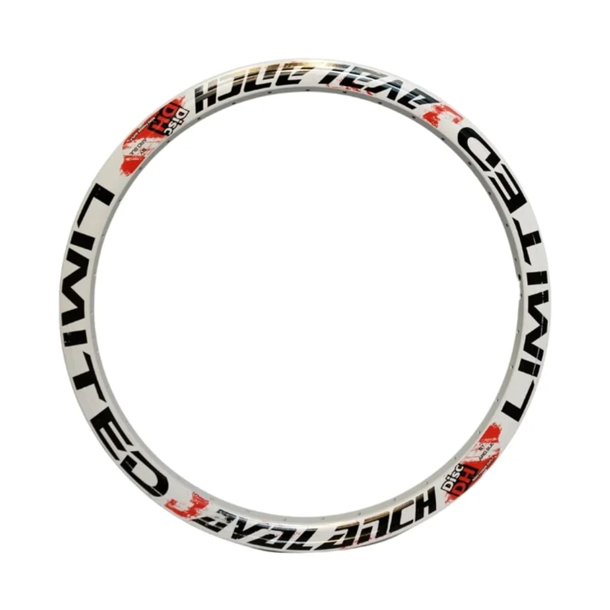 Aro 26 MTB Alumínio Aero Arosul Freeride Avalanche Branco Disco 36 F