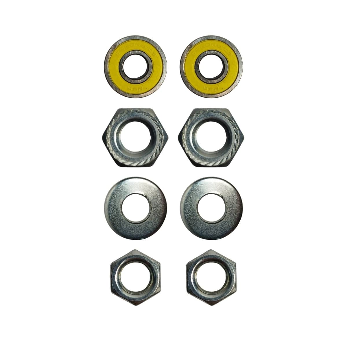 Eixo Dianteiro Com Batente Nek 140mm Aço Prata Grosso 3/8