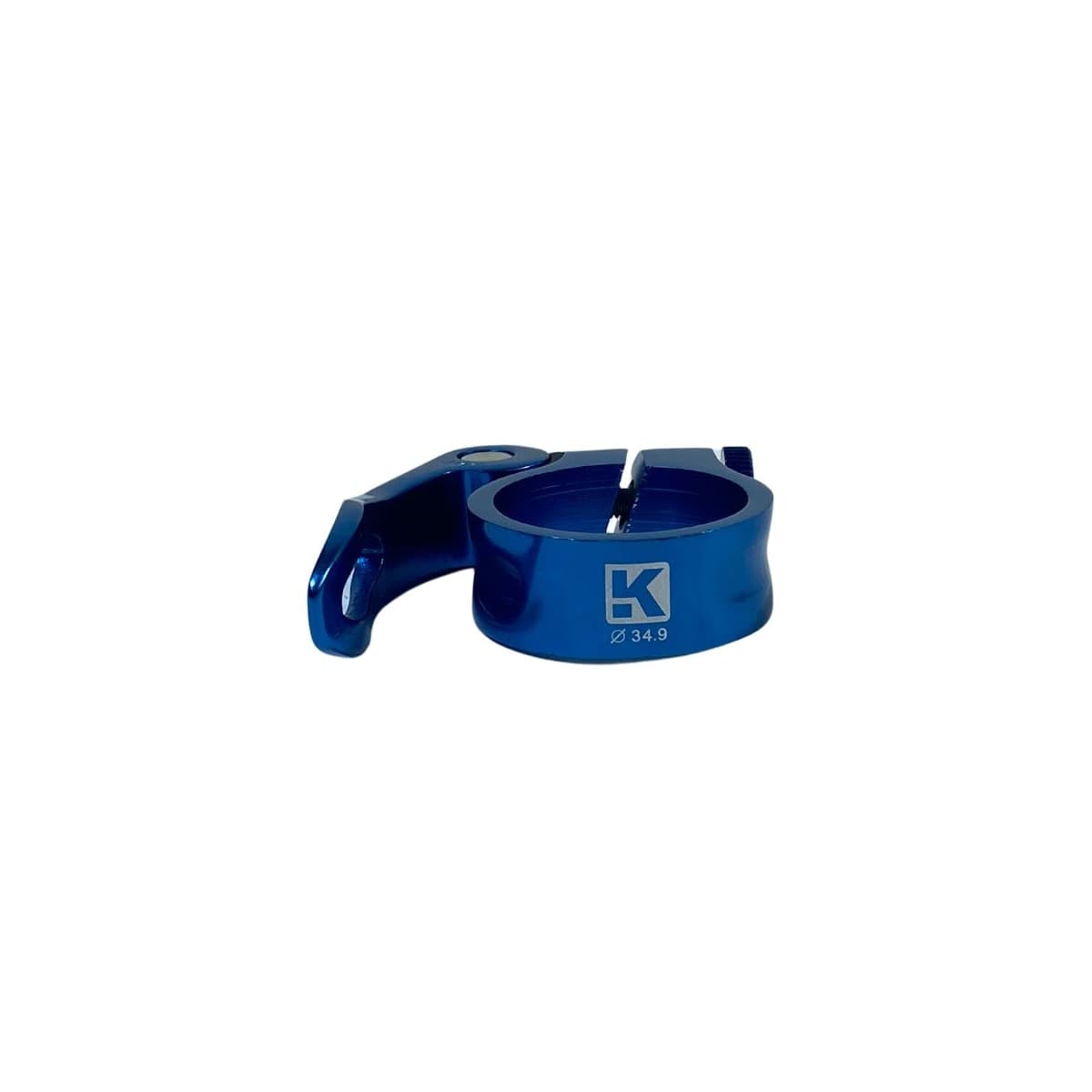 Abraçadeira Selim Kapa 34,9mm Alumínio Azul Blocagem