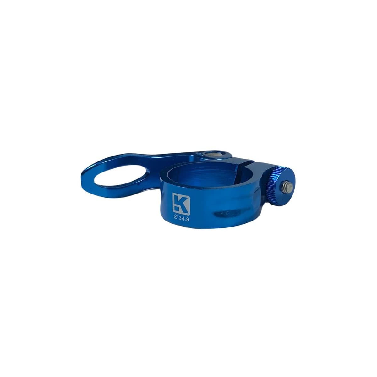 Abraçadeira Selim Kapa 34,9mm Alumínio Azul Blocagem