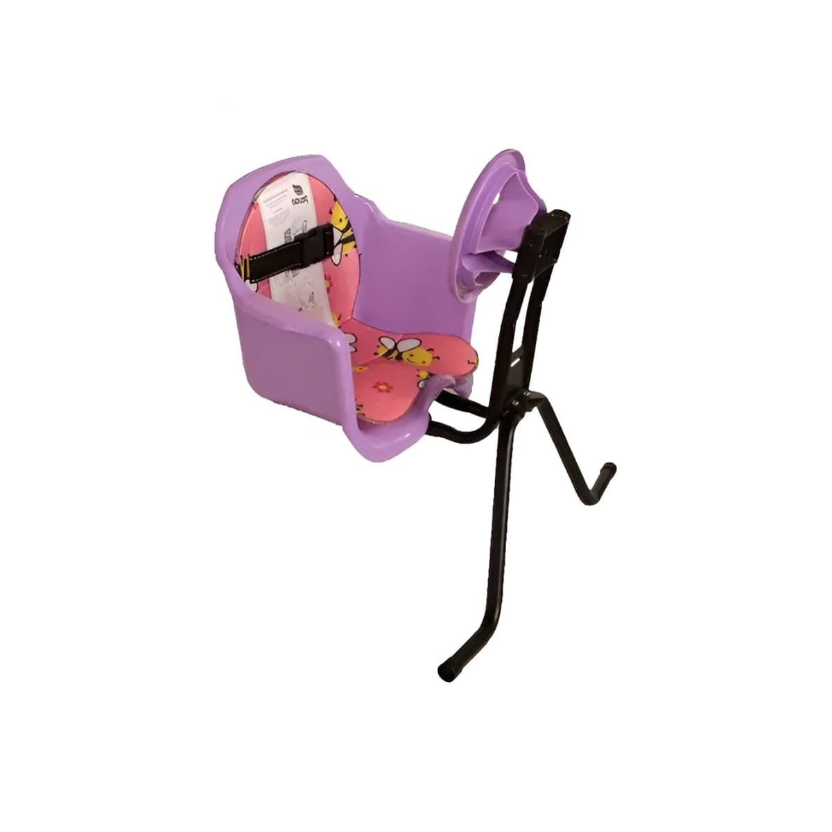 Cadeirinha de Bicicleta Dianteira Pojda Luxo Lilas
