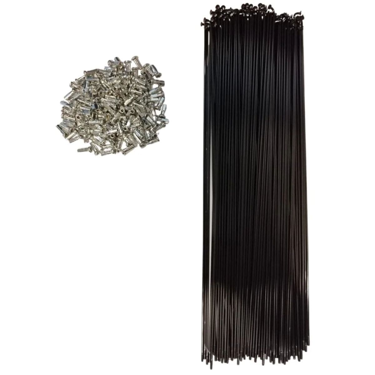 Raio Fino 295X2mm Inox Importado Comum Preto 36 Raios