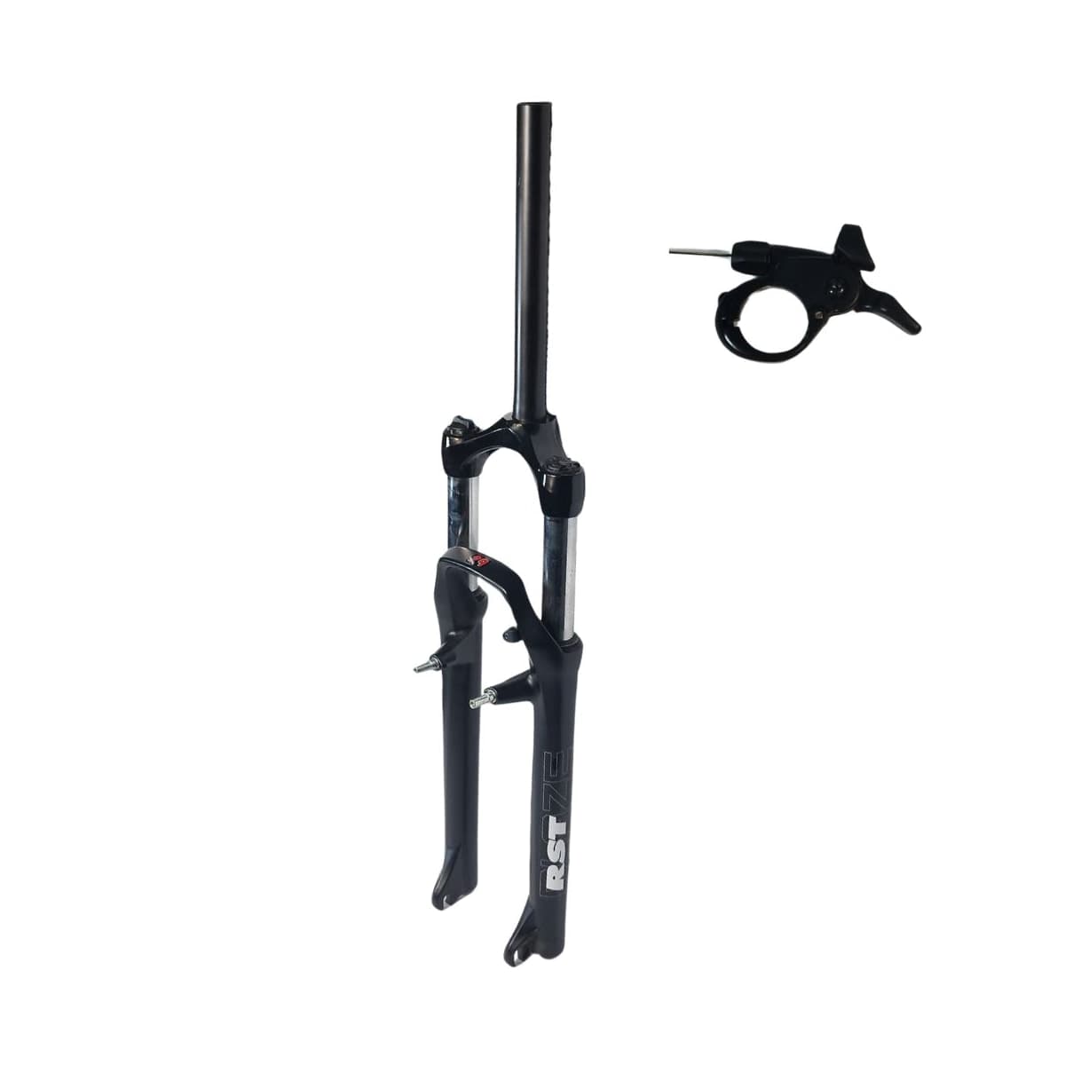 Garfo Suspensão Bike Aro 29 RST Over Preto Com Trava