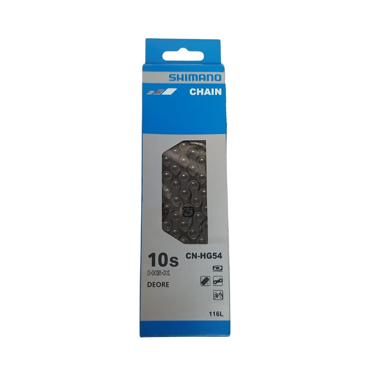 Corrente Fina Shimano HG-54 12x33 116 Elos Prata Index 10V