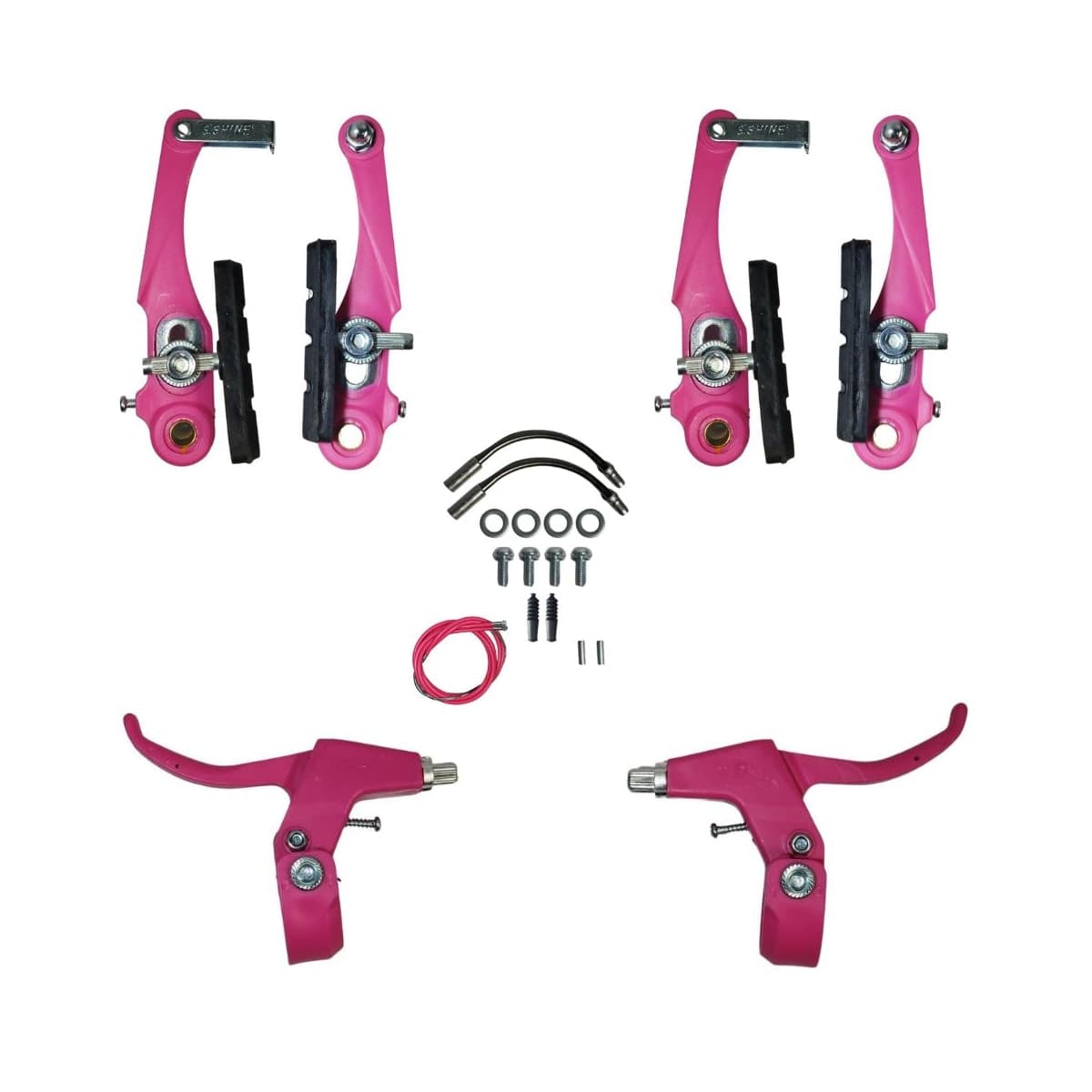 Freio V Brake Tough Nylon Rosa
