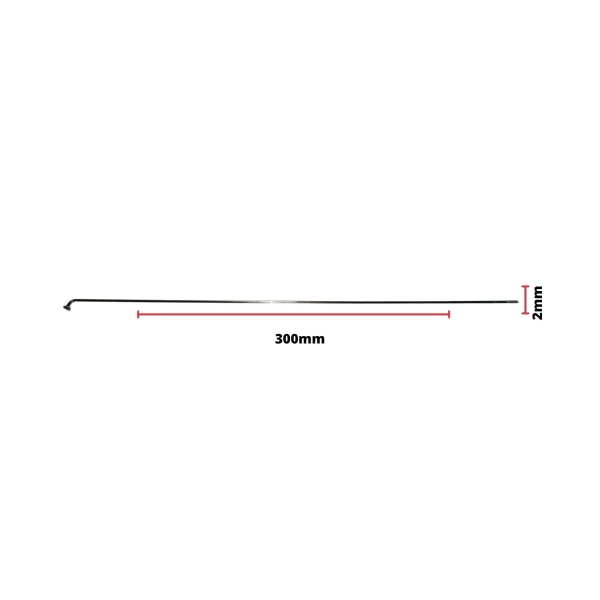 Raio Fino 300x2,00mm Aço Importado Comum Zincado Groza