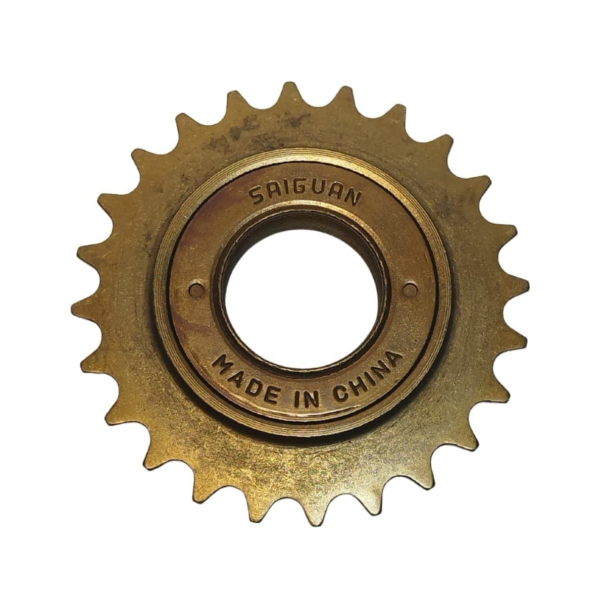 Roda Livre 1V Saiguan Esferada Dourado 24D