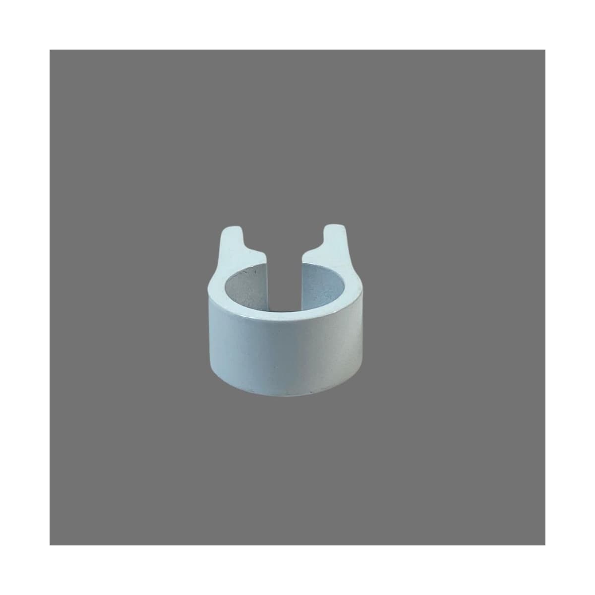 Abraçadeira Selim Monaco 25,5mm Alumínio Branco