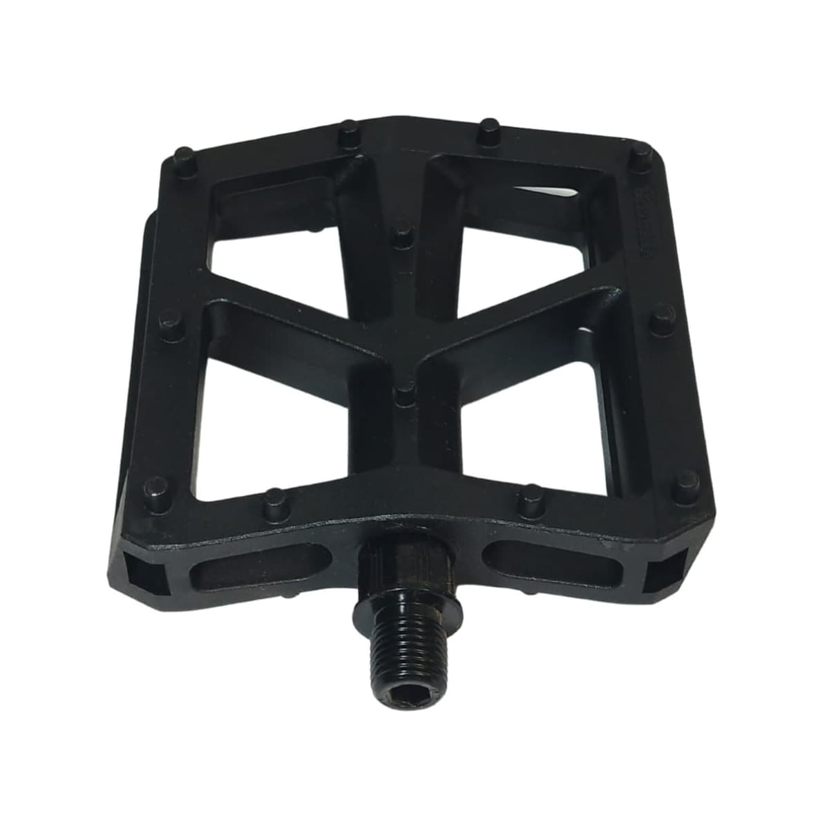 Pedal Bike Metalciclo Plataforma Fibra de Vidro Sueco 1/2 Nylon Preto