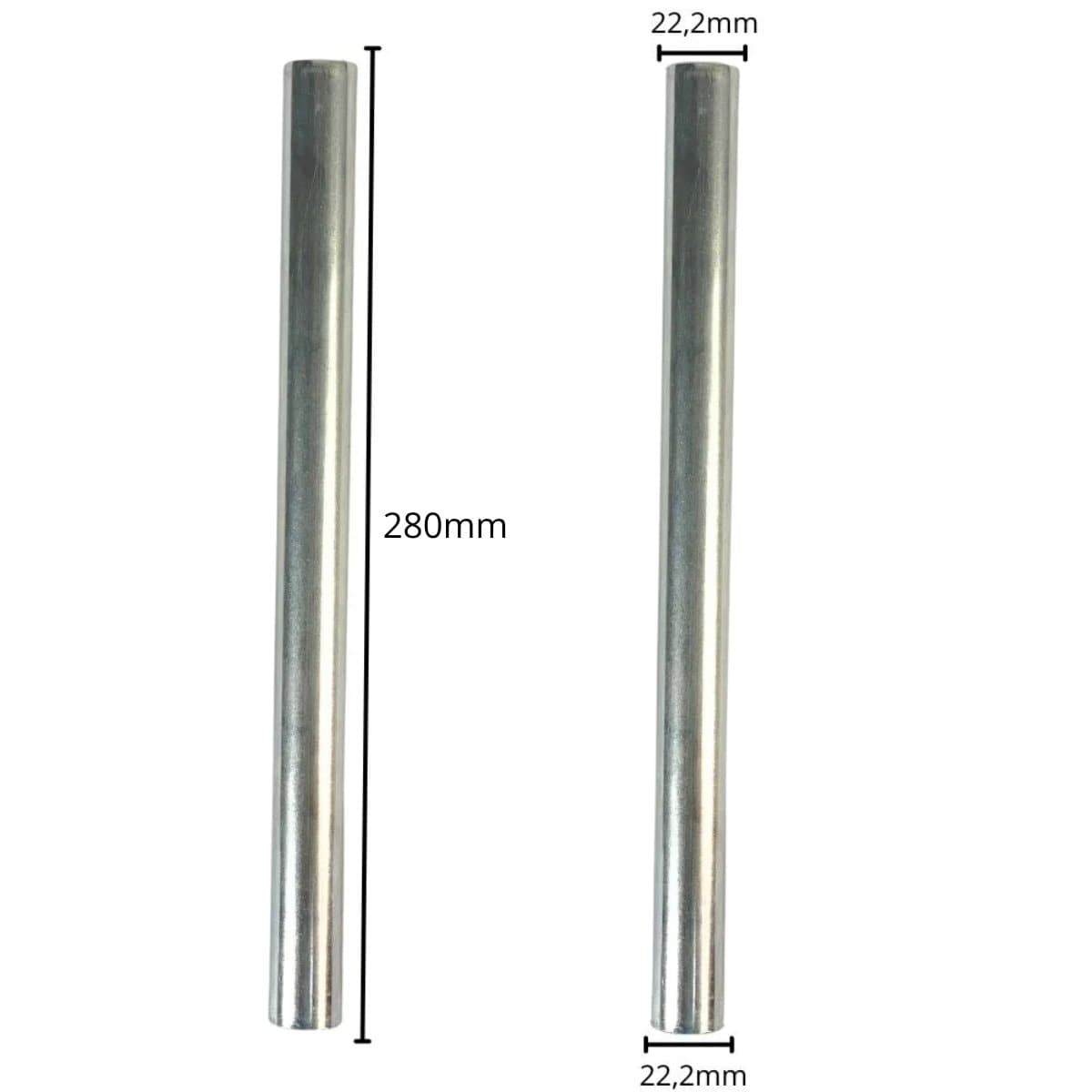 Canote de Selim AMR Aço 22,2mm X 280mm Zincado