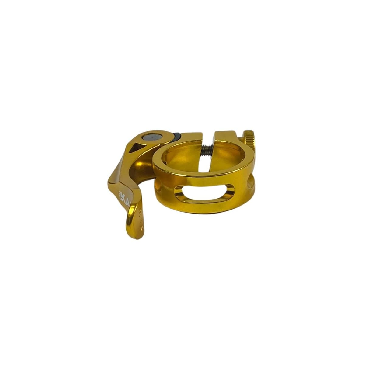 Abraçadeira Selim Kapa 31,8mm Alumínio Dourado Blocagem