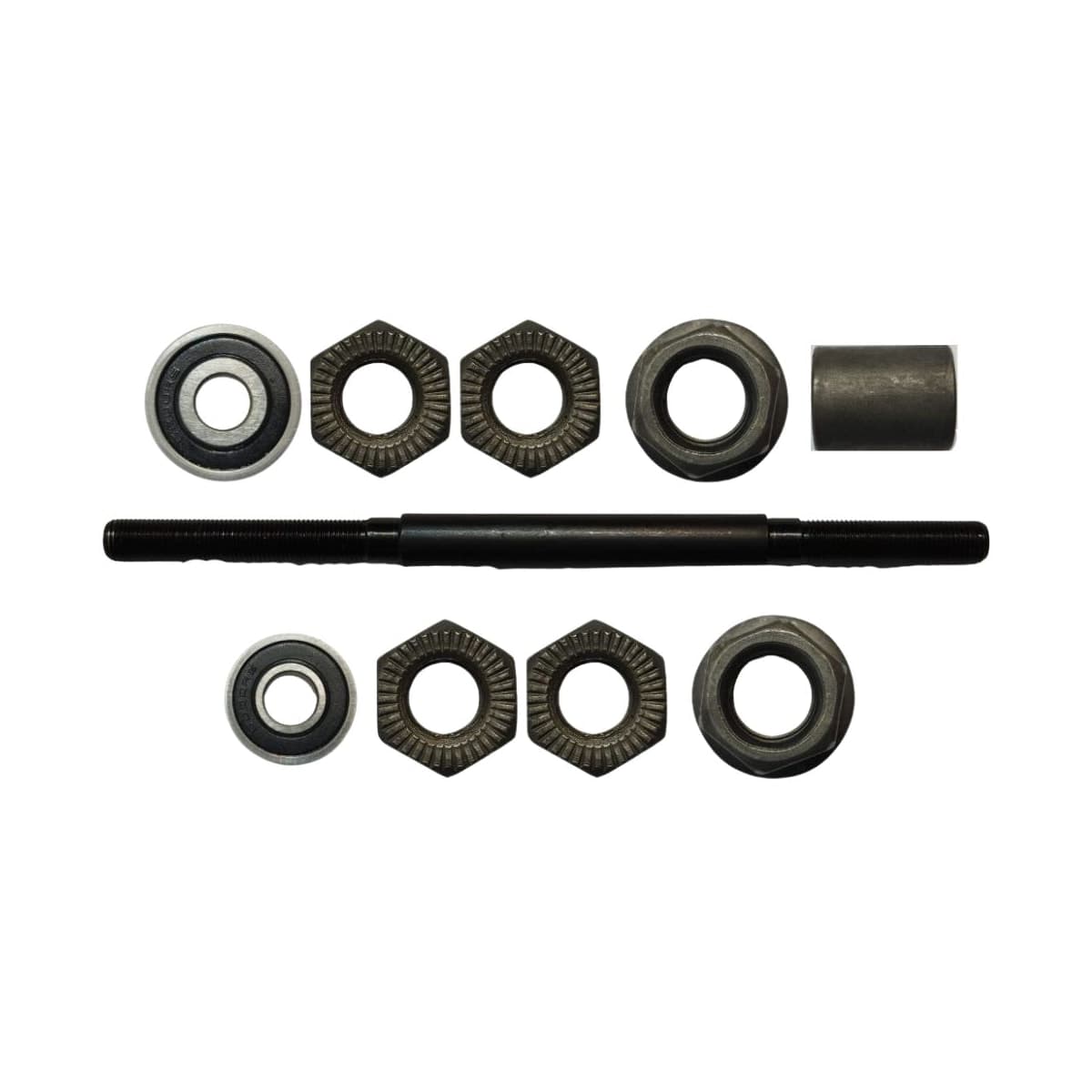 Eixo Traseiro Shun Feng 185mm Aço Preto Grosso 3/8