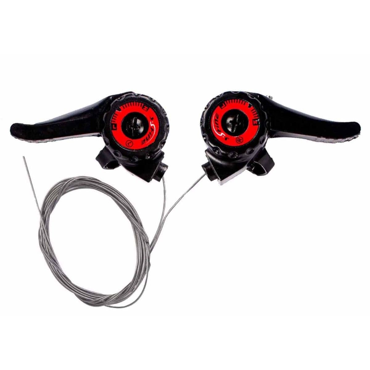 Alavanca Cambio Thumbshifter S.Shine 18 Marchas Nylon Vermelho
