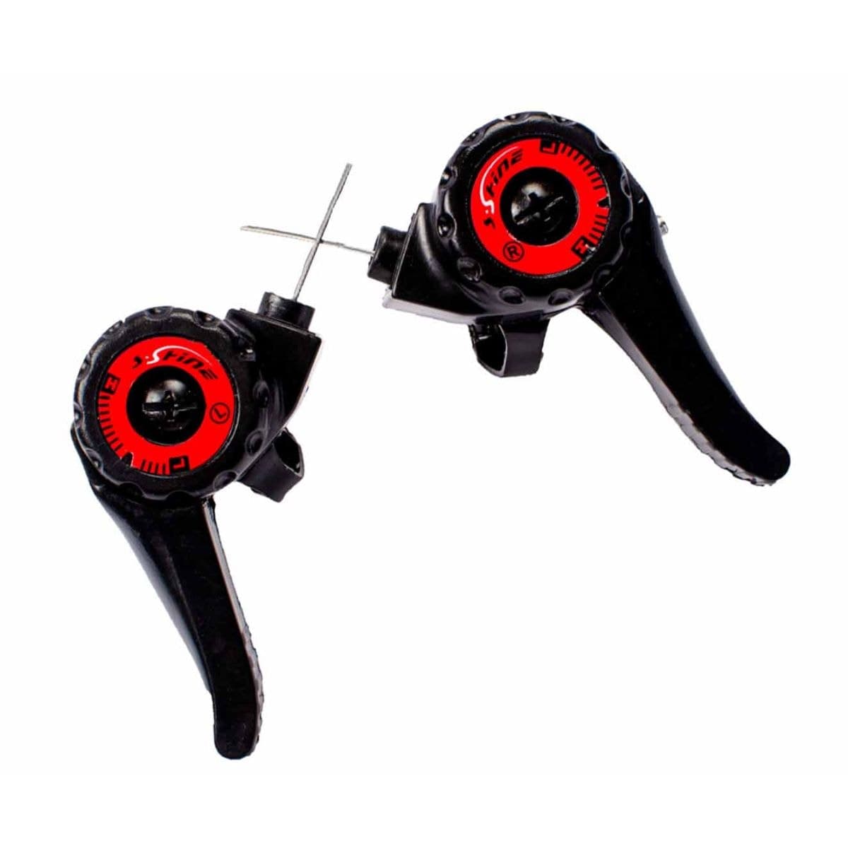 Alavanca Cambio Thumbshifter S.Shine 18 Marchas Nylon Vermelho