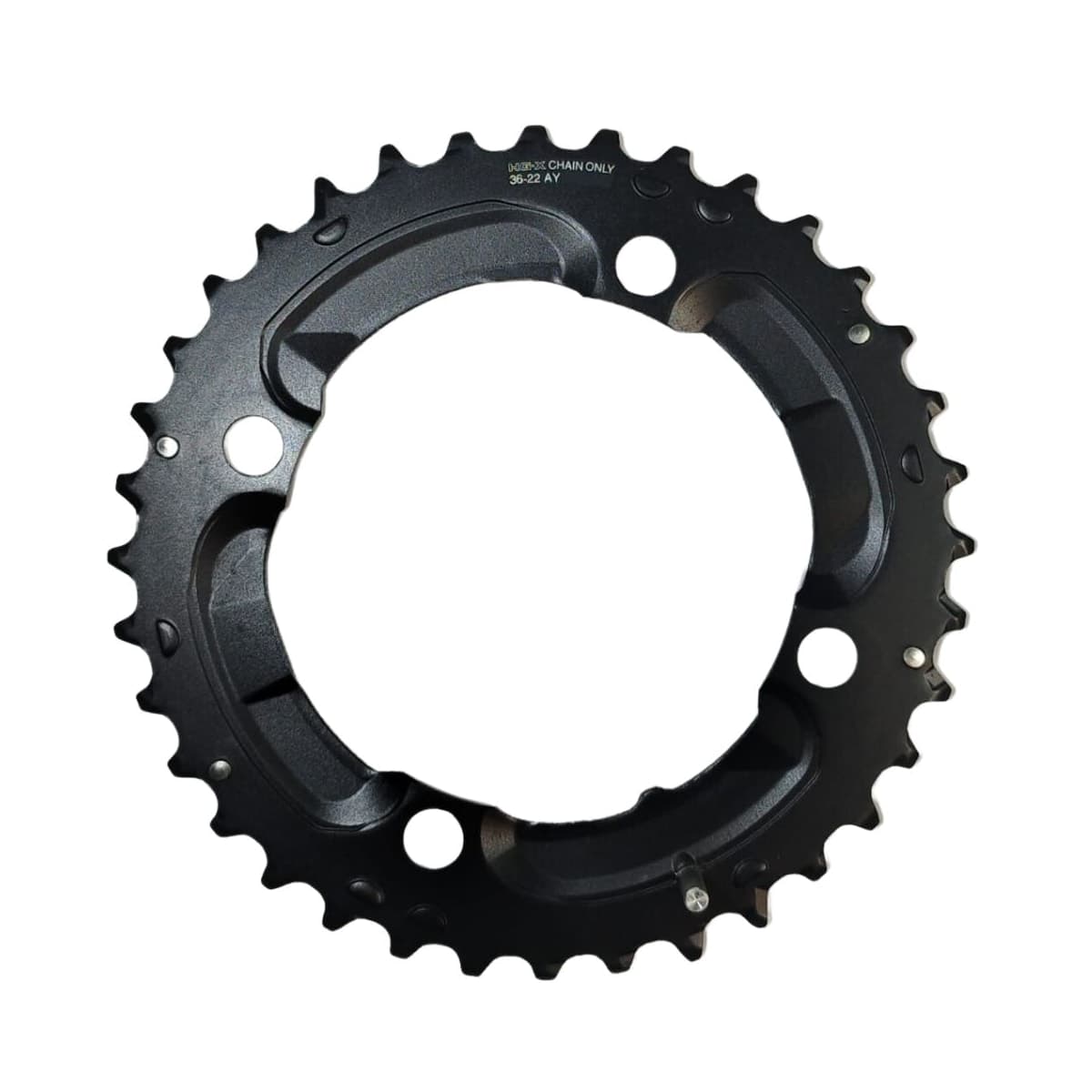 Coroa Single Shimano Deore FC-M617 36 Dentes Alumínio BCD 104