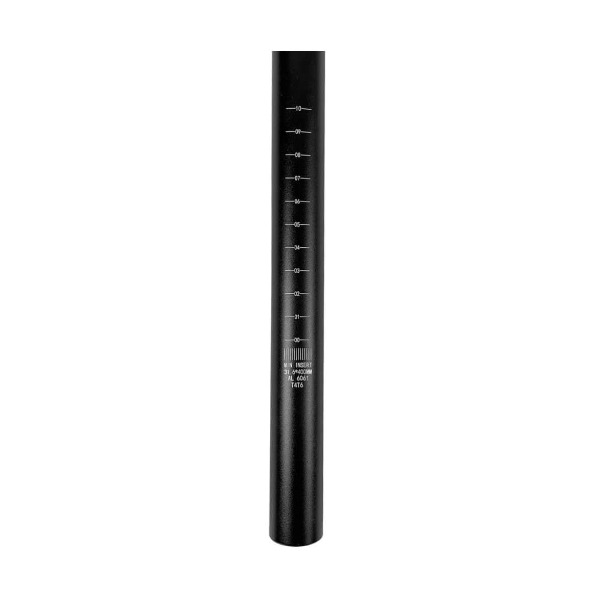 Canote de Selim Garra7 Alumínio 31,6mm X 400mm Preto