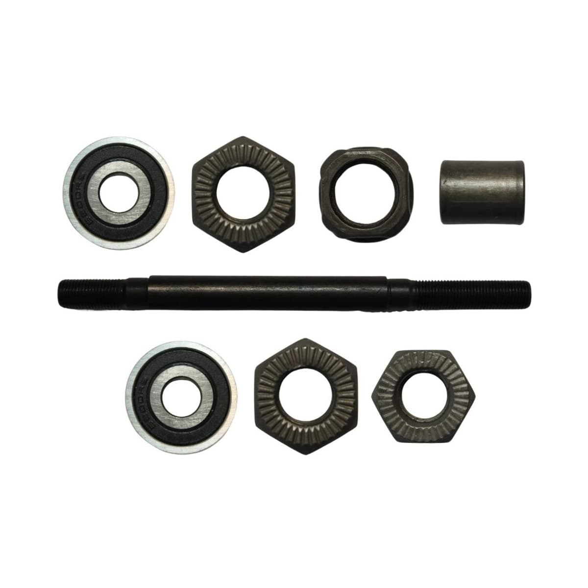 Eixo Traseiro Shun Feng 145mm Aço Preto Grosso 3/8