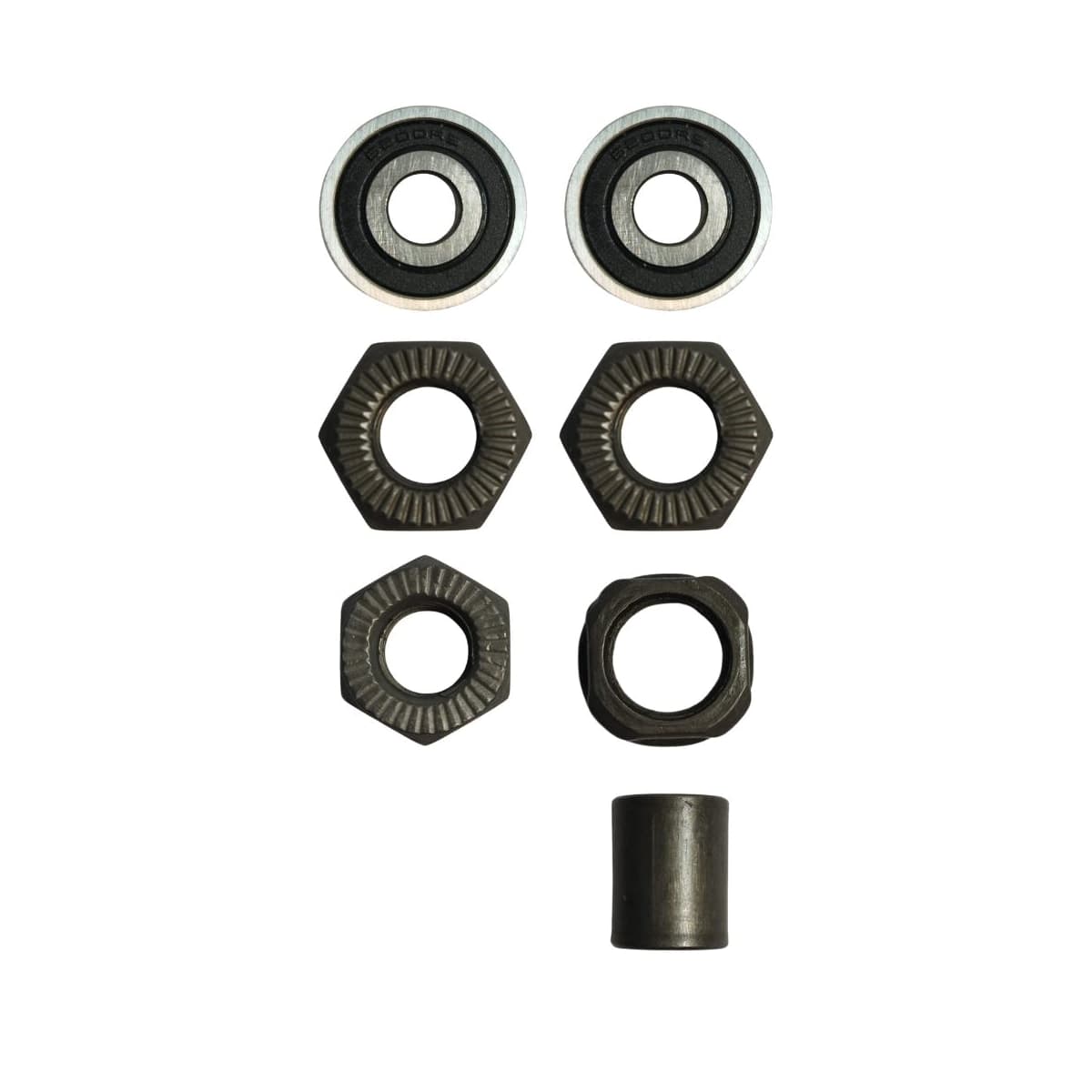 Eixo Traseiro Shun Feng 145mm Aço Preto Grosso 3/8