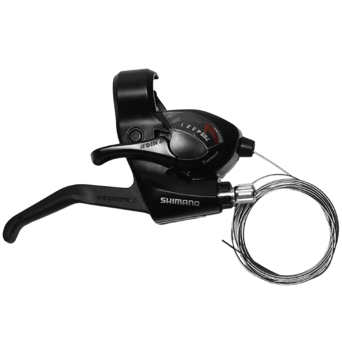 Alavanca Cambio Ez-Fire Shimano Tourney EF-41 21M Aço