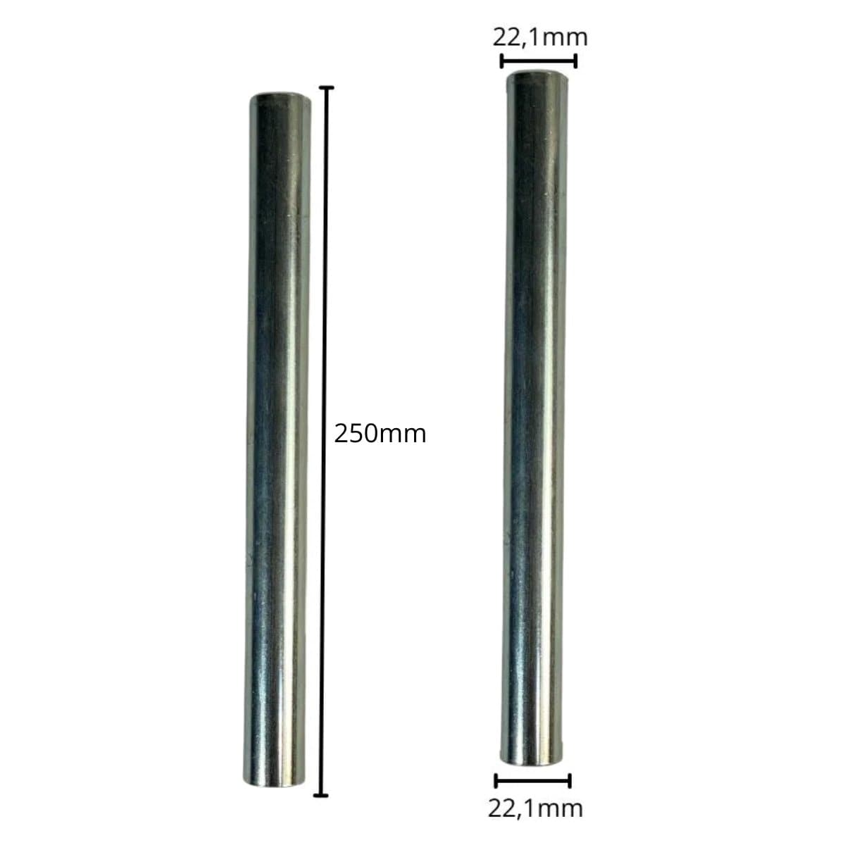 Canote de Selim AMR Aço 22,1mm X 250mm Zincado